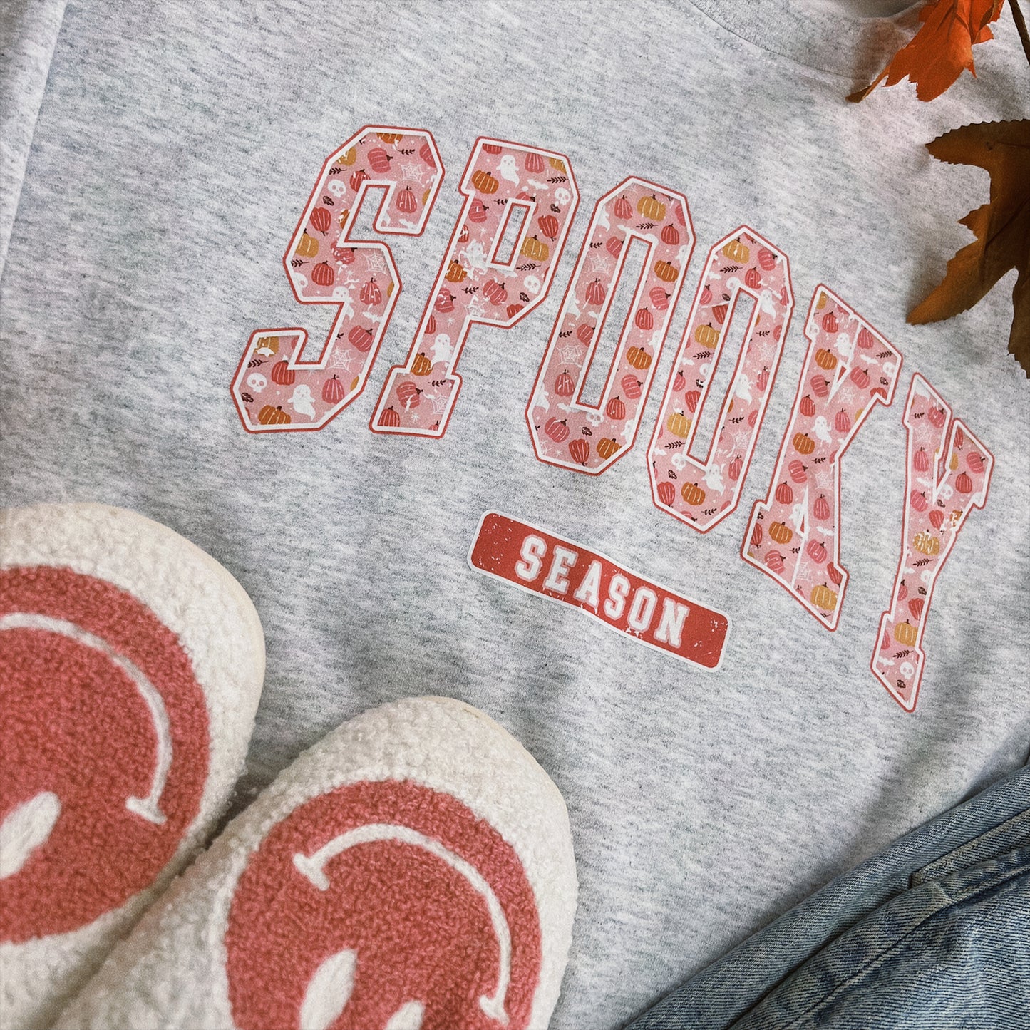 Pumpkins and Ghosts Spooky Season Crewneck