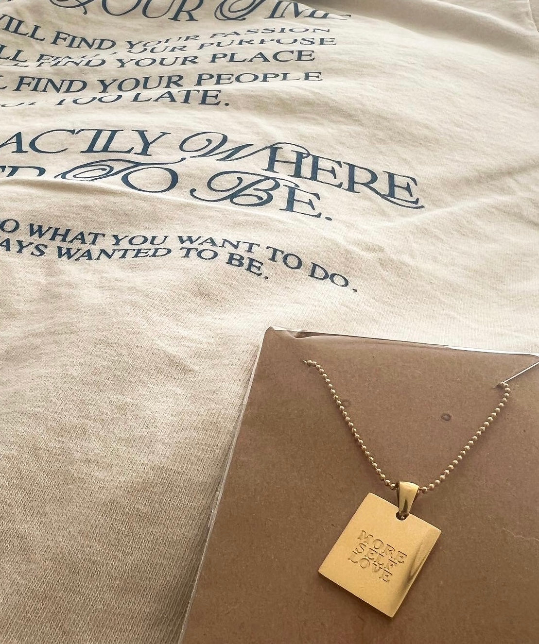 More Self Love Necklace