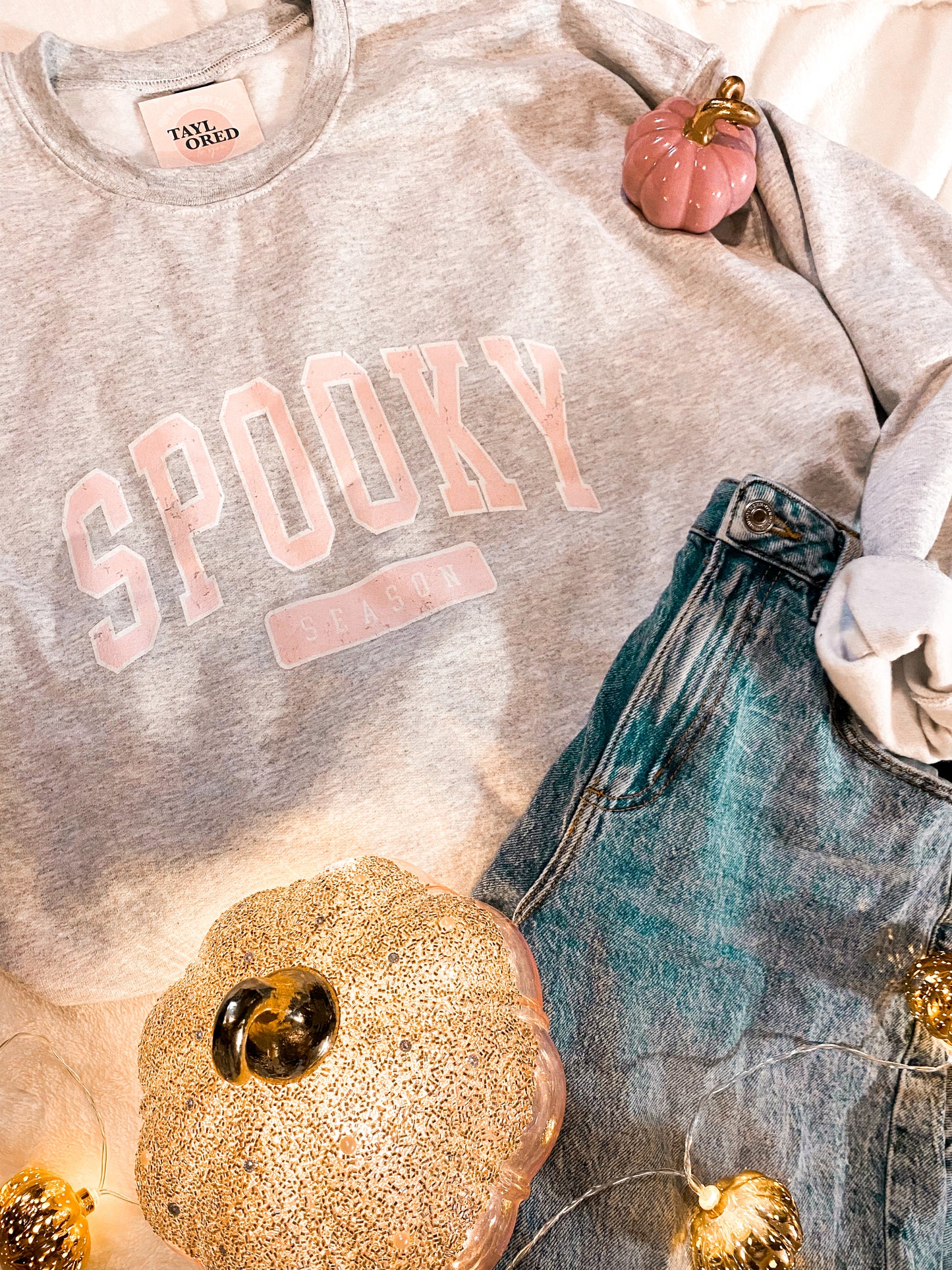 Spooky Season Crewneck - Pink