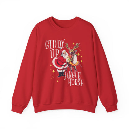 Giddy Up Jingle Horse Crewneck