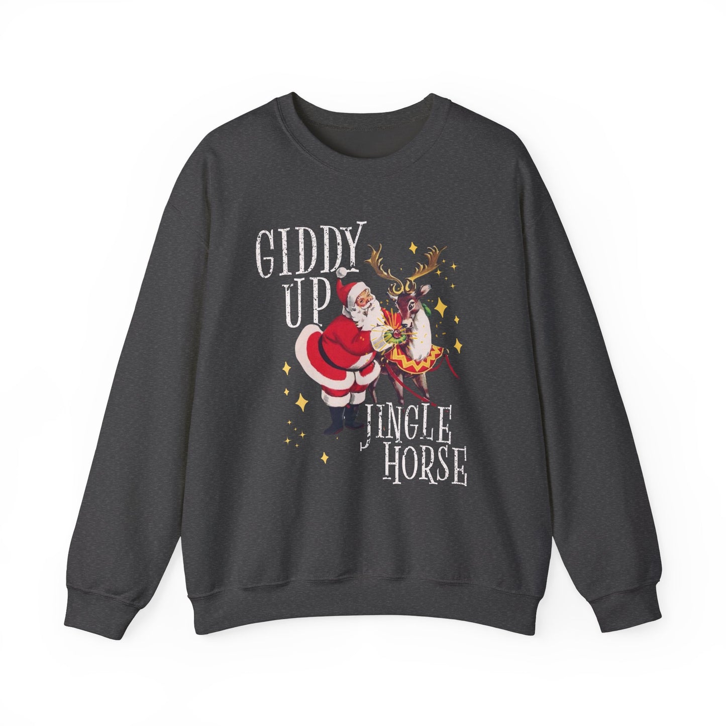 Giddy Up Jingle Horse Crewneck