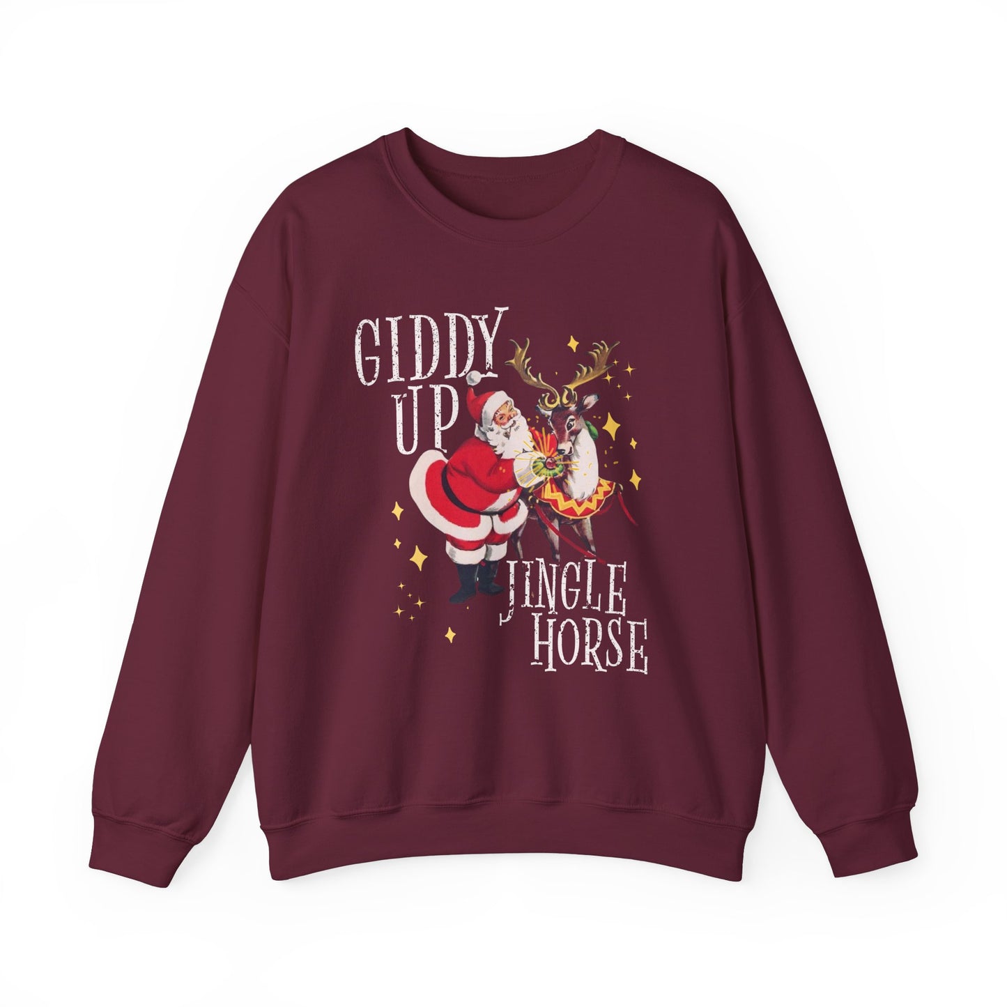 Giddy Up Jingle Horse Crewneck