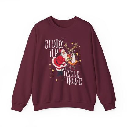 Giddy Up Jingle Horse Crewneck