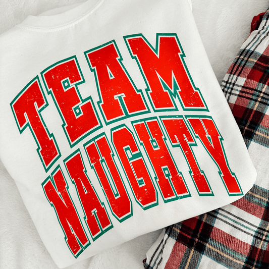 Team Naughty Crewneck