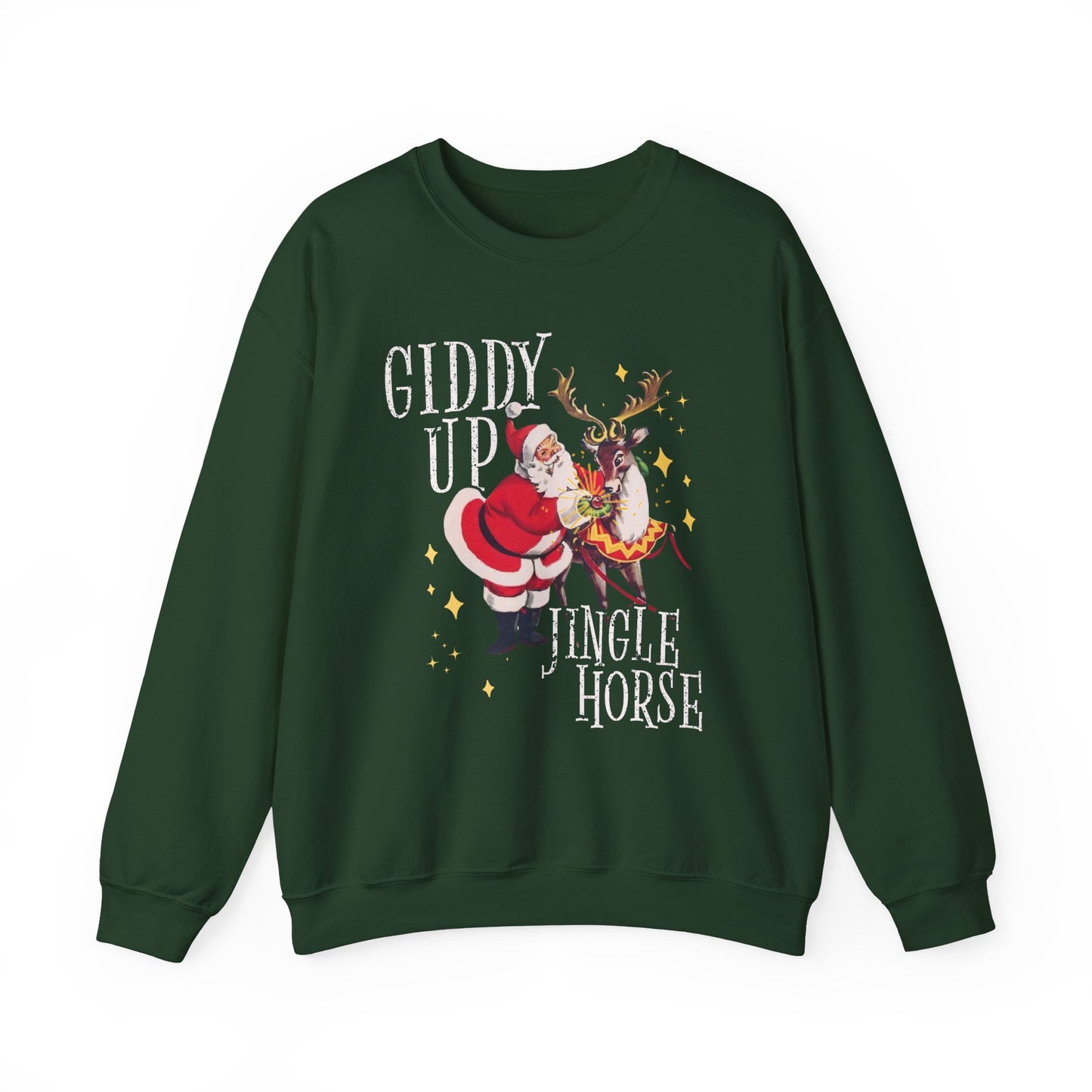 Giddy Up Jingle Horse Crewneck