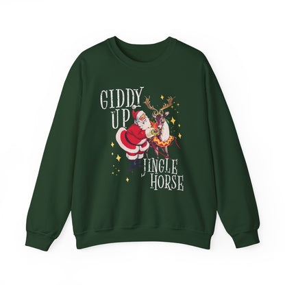 Giddy Up Jingle Horse Crewneck