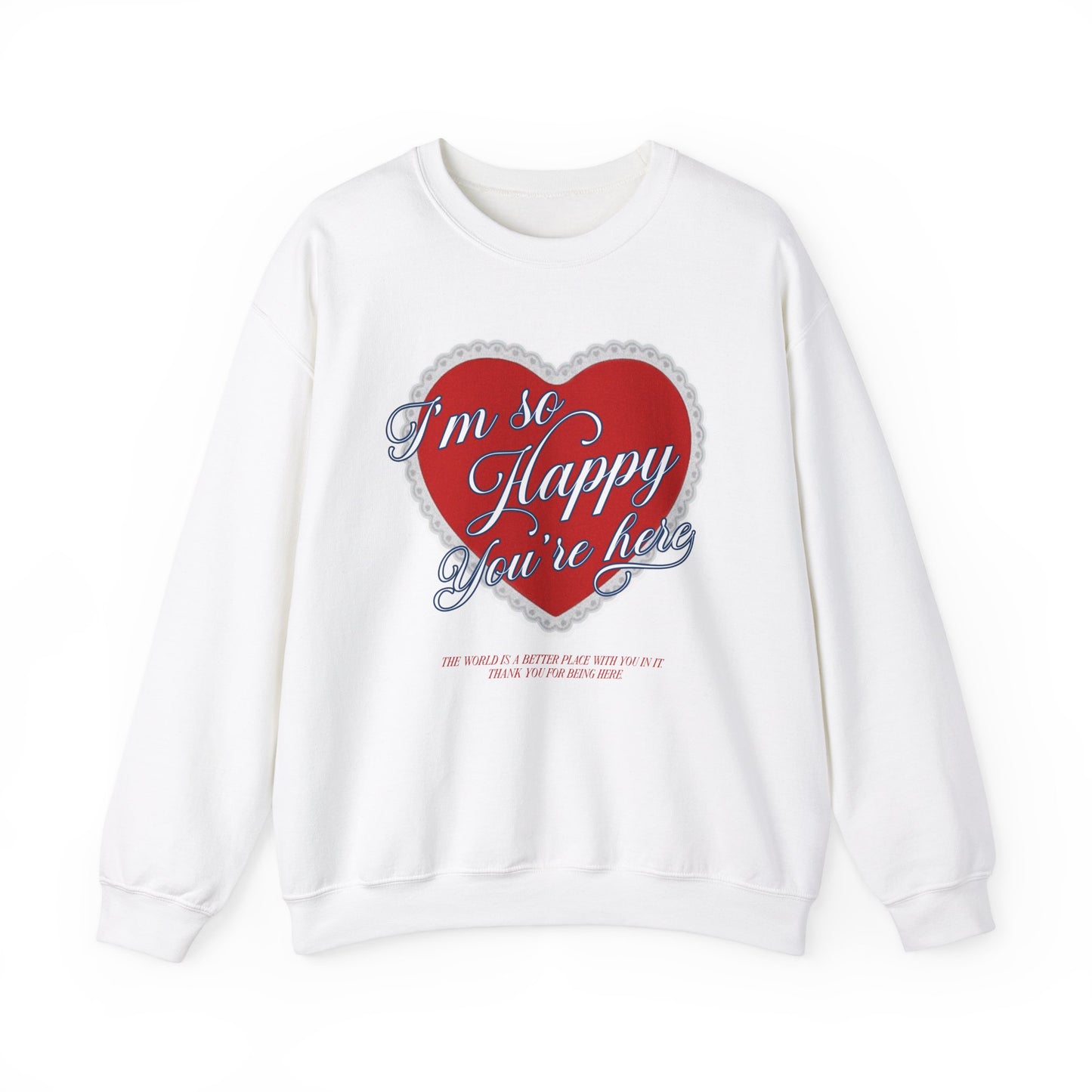 Happy You're Here Crewneck