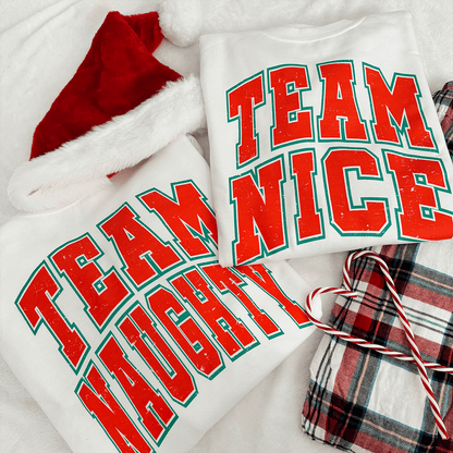 Team Naughty Crewneck