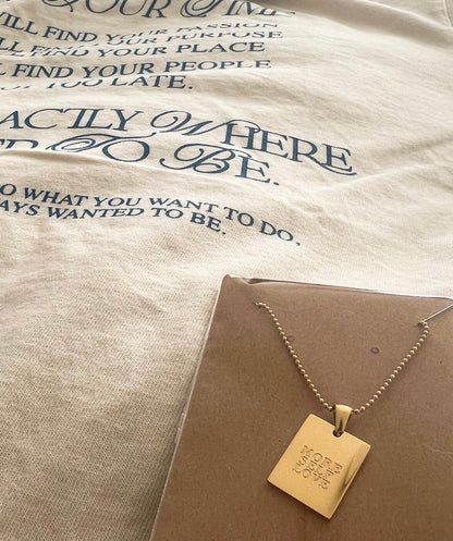 More Self Love Necklace
