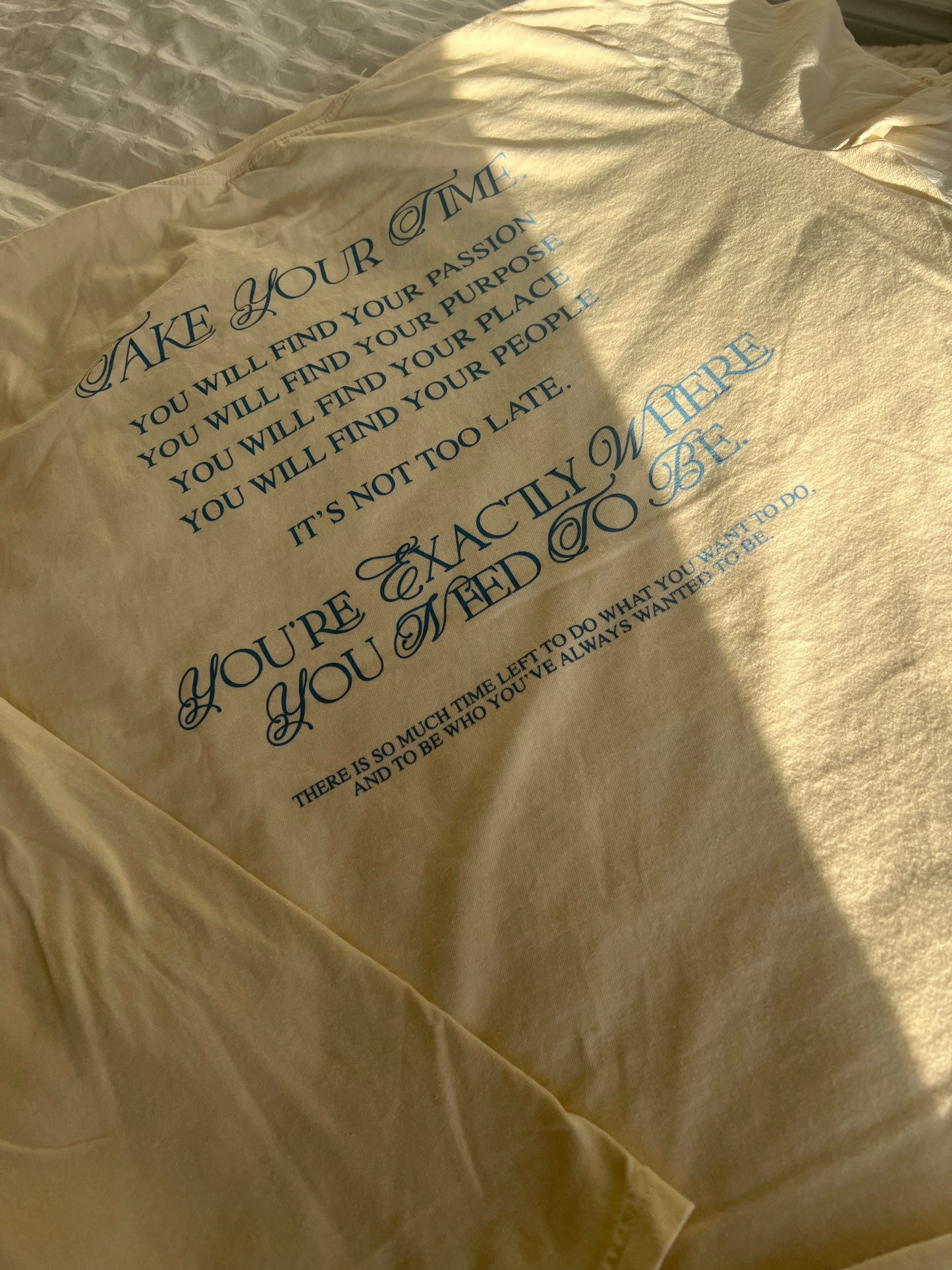 Take Your Time Tee