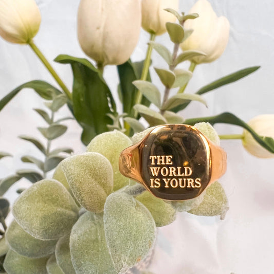 The World Is Yours Ring